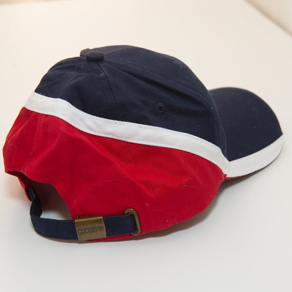 Komatsu Red White and Blue Cap with American Flag - Picture 3 of 5